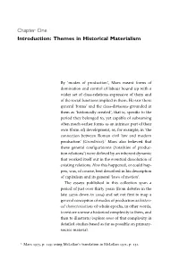 Themes in Historical Materialism