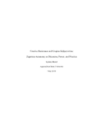 Zapatista Autonomy As Discourse, Power, and Practice