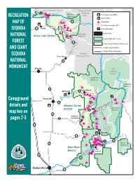 Guide to Campgrounds in the Sequoia National Forest