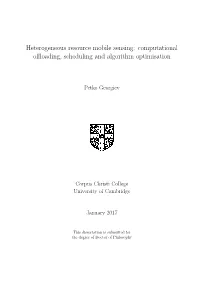 Heterogeneous Resource Mobile Sensing: Computational Offloading