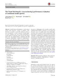 The Train Benchmark: Cross-Technology Performance Evaluation of Continuous Model Queries
