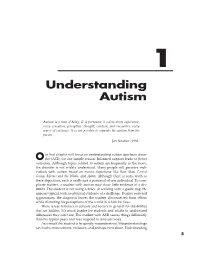 Understanding Autism