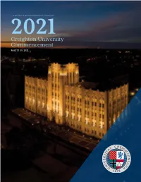 Creighton University Commencement