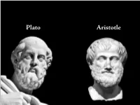 Plato Aristotle Plato’S “Realm of Being”