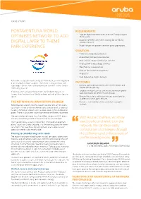 Portaventura World Optimises Network to Add