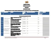 Statements Tracker As at 25.02.2021 Page 1