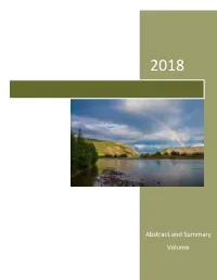 2018 Yellowknife Geoscience Forum Abstract and Summary Volume