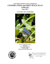 CONSERVATION and OPEN SPACE PLAN UPDATE June 2017