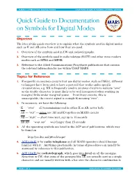 Digital Symbols