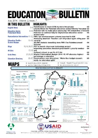 Education Bulletin 1 Updated