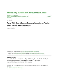 Enhancing Protection for Abortion Rights Through State Constitutions