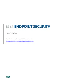 Eset Endpoint Security