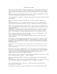 Final Rule Changes