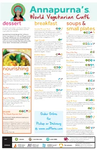 Menu Item Meets HEALTHY DINING’S KEY = VEGAN = GLUTEN-FREE = SOY-FREE Nutrition Criteria and Is Featured on Healthydiningfinder.Com