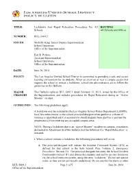 Policy Bulletin BUL-5469.2 Page 1 of 5 June 26, 2014 Office of The