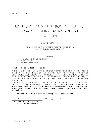 Cohesion and Adhesion in Liquids: Surface Tension and Capillary Action∗