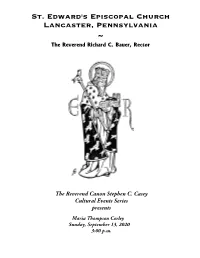 Maria Thompson Corley Concert Program