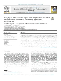 A Bottom-Up Approach to Photoprotection