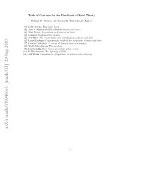 Arxiv:Math/0309466V1
