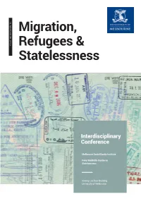 Migration, Refugees & Statelessness