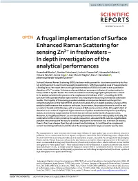 A Frugal Implementation of Surface Enhanced Raman