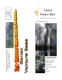 Carlen Venture Base Page 2 Page 7 Owasippe Scout Reservation