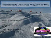 Insights from the WAIS-Divide Ice Core
