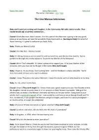 The Una Marson Interviews