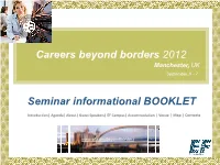 Careers Beyond Borders 2012 Seminar Informational BOOKLET