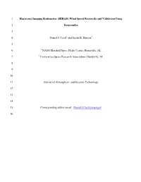 Hurricane Imaging Radiometer (HIRAD) Wind Speed Retrievals and Validation Using