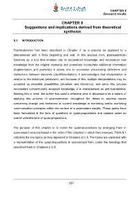 8. CHAPTER 8 Suggestions and Implications Derived from Theoretical Synthesis
