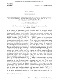 BOOK REVIEWS BEFORE CALCULUS Janet Beery And