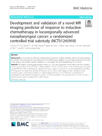 Development and Validation of a Novel MR Imaging Predictor of Response