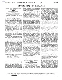 Extensions of Remarks E1429 EXTENSIONS of REMARKS