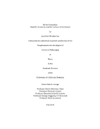 Handel's Oratorios and the Culture of Sentiment By