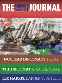 The Foreign Service Journal, May 2020