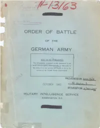 Usarmy Order of Battle GER Army Oct. 1942.Pdf