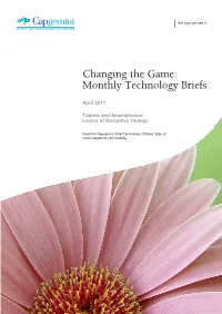Changing the Game: Monthly Technology Briefs