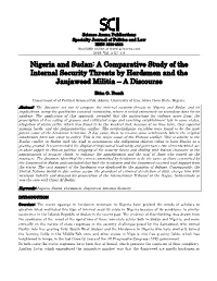 Nigeria and Sudan: a Comparative Study of the Internal Security Threats by Herdsmen and the Janjaweed Militia – a Discourse