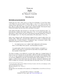 Notes on Introduction