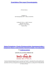 Quantitative Thin-Layer Chromatography