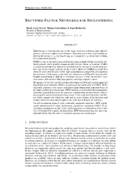 Rectified Factor Networks for Biclustering