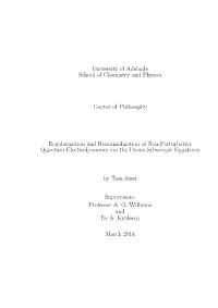 Regularization and Renormalization of Non-Perturbative Quantum Electrodynamics Via the Dyson-Schwinger Equations
