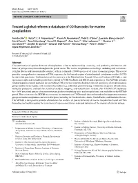 Toward a Global Reference Database of COI Barcodes for Marine Zooplankton