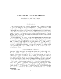 MORSE THEORY and TILTING SHEAVES 1. Introduction This