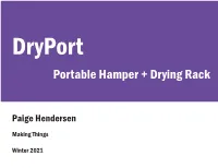 Portable Hamper + Drying Rack