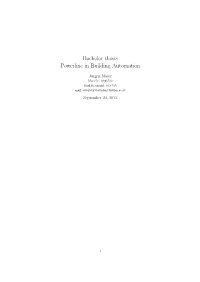 Bachelor Thesis Powerline in Building Automation