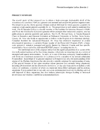 PROJECT SUMMARY the Overall Goals of This Proposal Are to Obtain