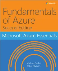 Second Edition Microsoft Azure Essentials