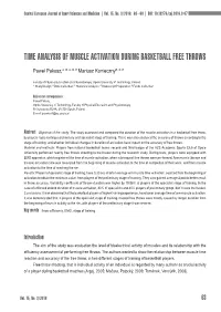 Time Analysis of Muscle Activation During Basketball Free Throws